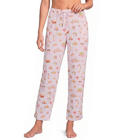 Sleep Sense Tossed Fall Print Coordinating Knit Sleep Pants