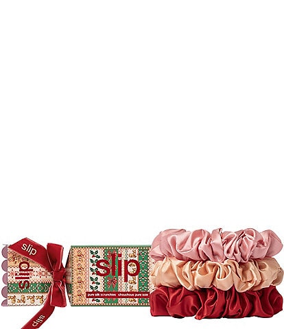 Slip Pure Silk Large Scrunchie Holiday Cracker Gift Box Set