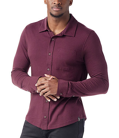 SmartWool Performance Solid Long Sleeve Woven Shirt