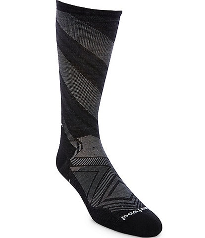 SmartWool Run Zero Cushion Patterned Crew Socks
