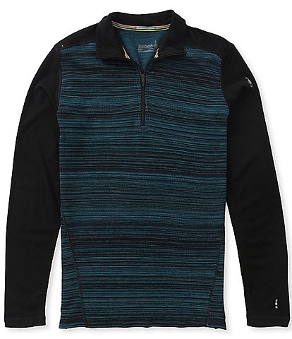 SmartWool Slim Fit Merino Wool Base Layer Quarter Zip Pullover
