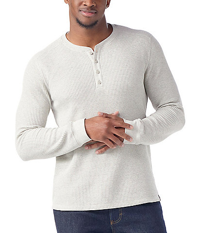 SmartWool Waffle Long Sleeve Henley Shirt