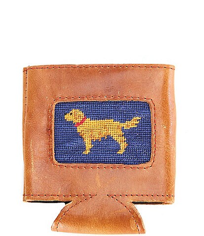 Smathers & Branson Needlepoint Golden Retriever Can Cooler