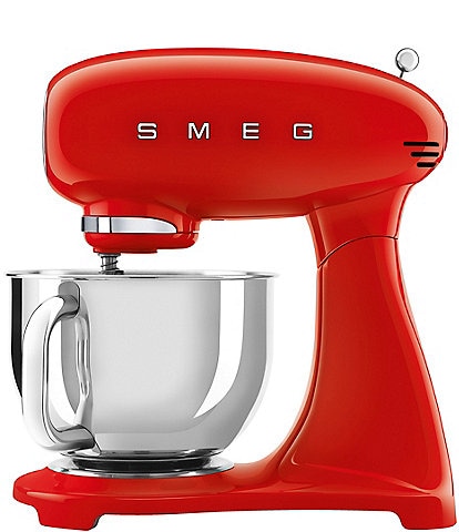 Smeg 50's Retro Model SMF035-Quart Stand Mixer with Stainless Steel Bowl
