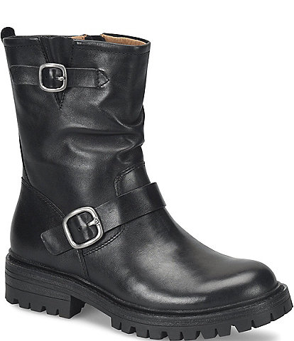 Sofft Amberlynn Waterproof Leather Moto Booties