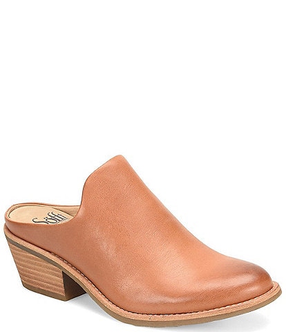 Sofft Ameera Leather Western Mules
