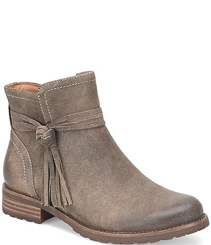 Sofft Blake Waterproof Suede Knot Booties