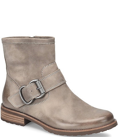 Sofft Brie Waterproof Leather Short Moto Booties