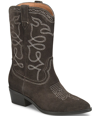 Sofft Carolynn Western Suede Booties