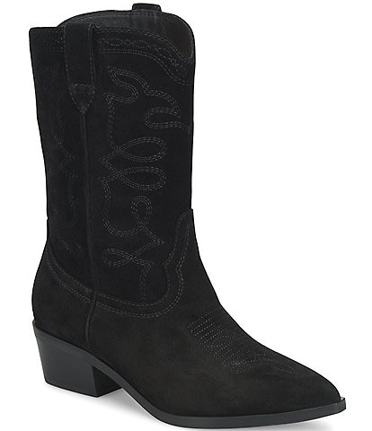 Sofft Carolynn Western Suede Booties