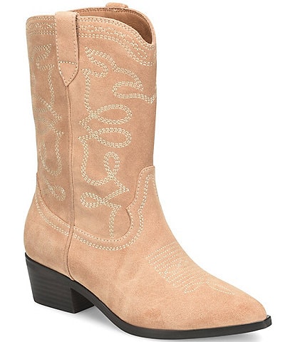 Sofft Carolynn Western Suede Booties