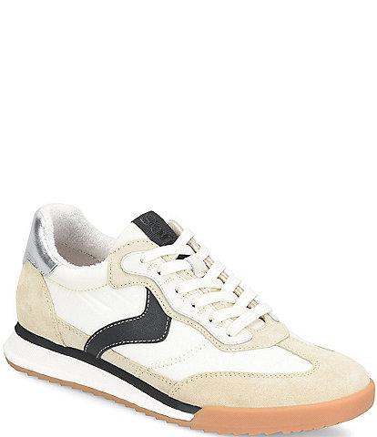 Sofft Kat Suede and Nylon Retro Sneakers