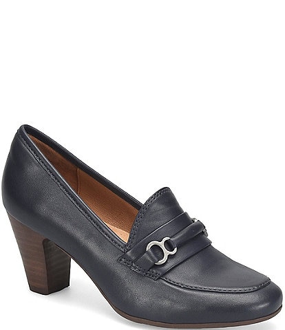 Sofft Leona Classic Loafer Leather Pumps
