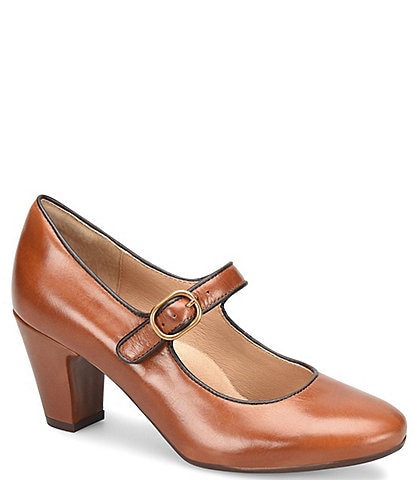 Sofft Leslie Mary Jane Leather Pumps