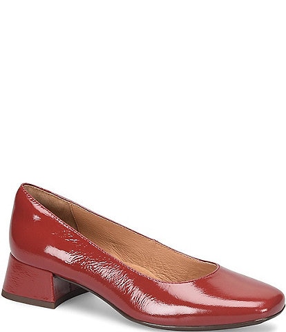 Sofft Lillian Patent Leather Block Heel Pumps