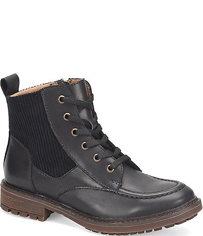 Sofft Lonnie Leather Zip Booties