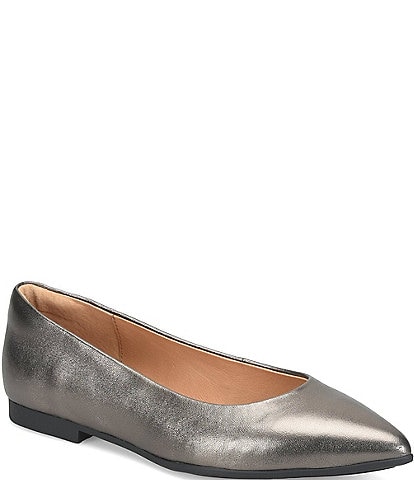 Sofft Madrid Leather Pointed Ballet Flats