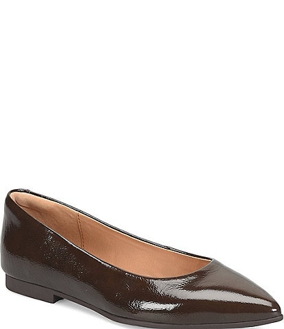 Sofft Madrid Leather Pointed Ballet Flats