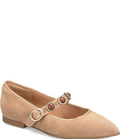Sofft Mallory Suede Ornament Maryjane Flat
