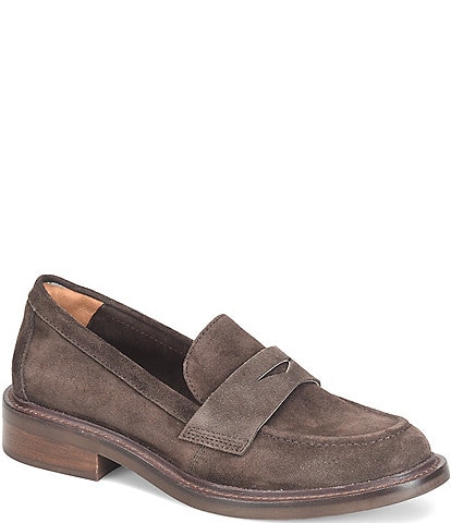 Sofft Mara Ultra Soft Suede Penny Keeper Loafers