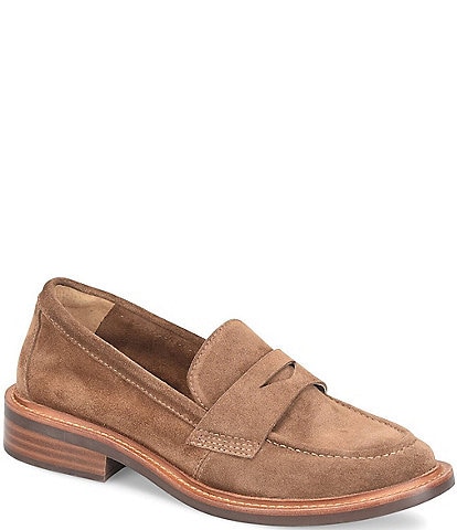 Sofft Mara Ultra Soft Suede Penny Keeper Loafers