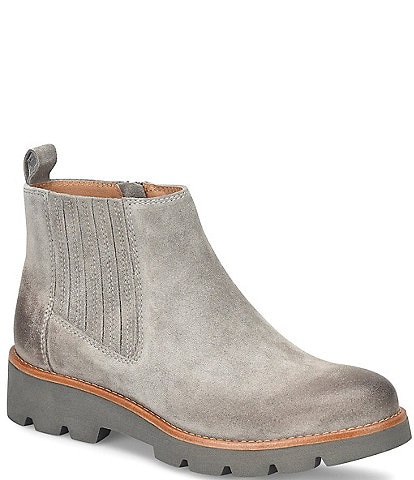 Sofft Paige Suede Lug Sole Booties