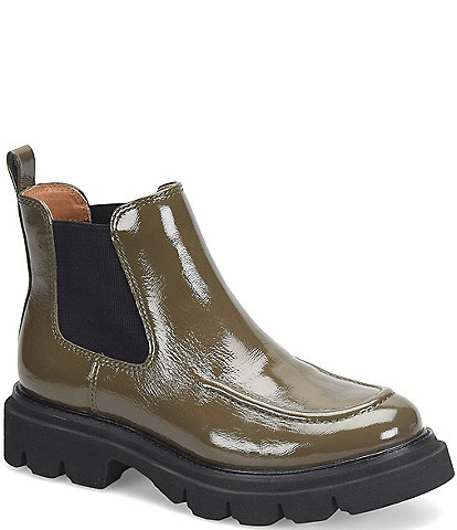 Sofft Samira Waterproof Patent Leather Booties