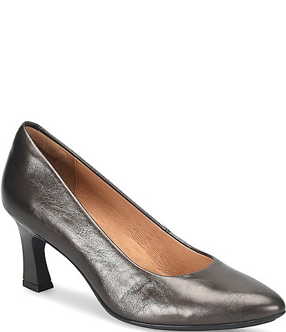 Sofft Samy Leather Kitten Heel Pumps