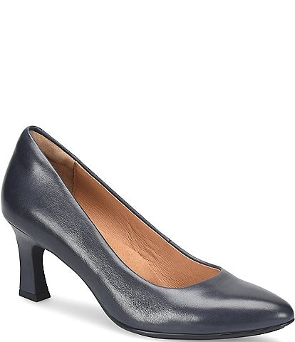 Sofft Samy Leather Kitten Heel Pumps