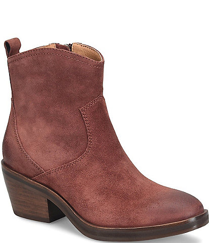 Sofft Shaelynn Suede Western Booties