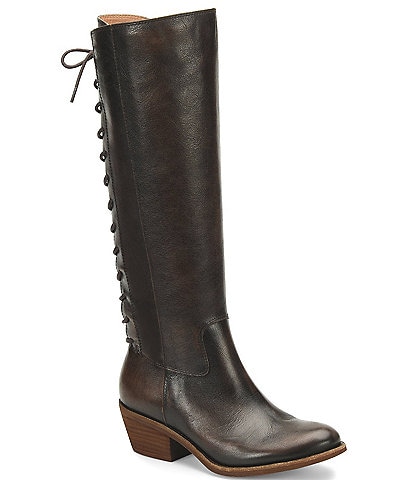 Sofft Sharnell Heel Leather Adjustable Waterproof Western Inspired Boots