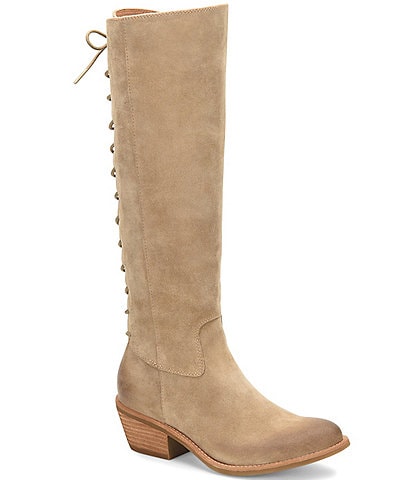 Sofft Sharnell Heel Suede Adjustable Waterproof Western Inspired Boots