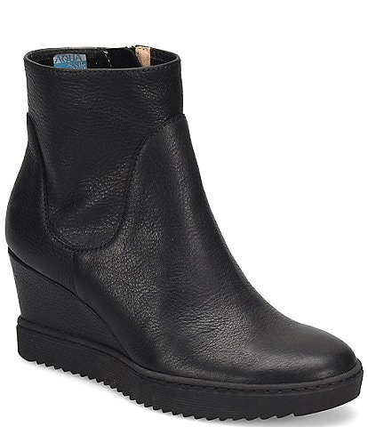 Sofft Shary Waterproof Leather Wedge Booties