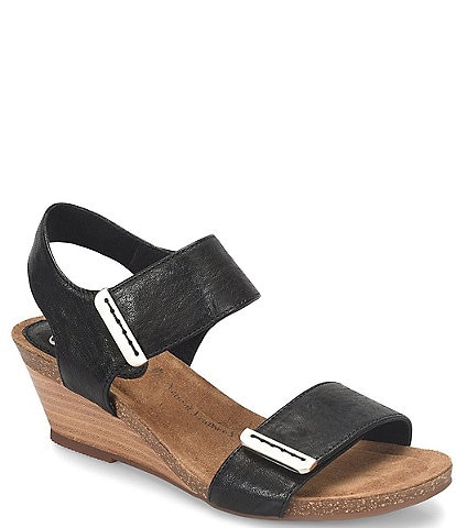 dillards black wedge sandals