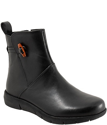 SoftWalk Adelaide Leather Booties