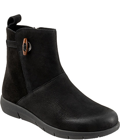 SoftWalk Adelaide Nubuck Suede Booties