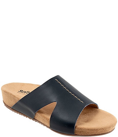SoftWalk Beverly 2.0 Leather Slide Sandals