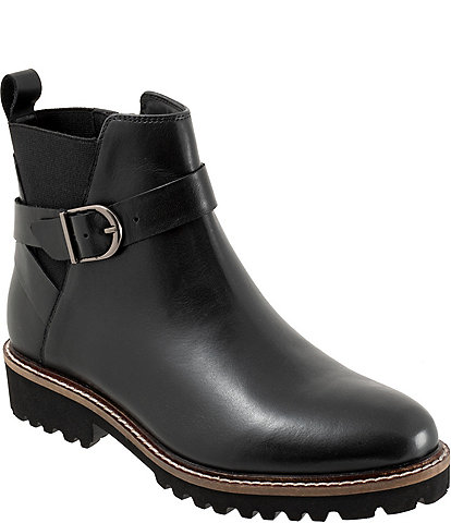 SoftWalk Ina Leather Booties