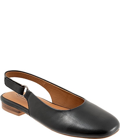 SoftWalk Katy Leather Slingback Flats