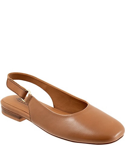 SoftWalk Katy Leather Slingback Flats