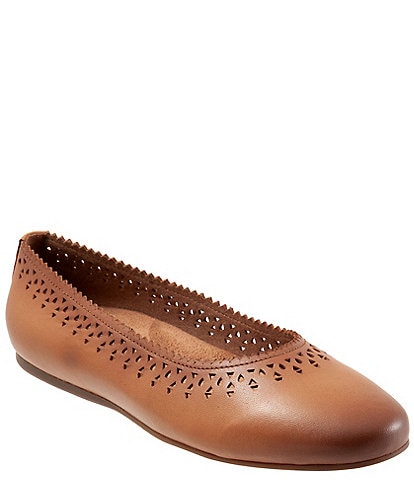 SoftWalk Selma Perforated Leather Slip-Ons