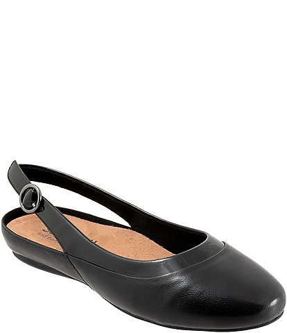 Softwalk Sheffield Leather Slingback Flats