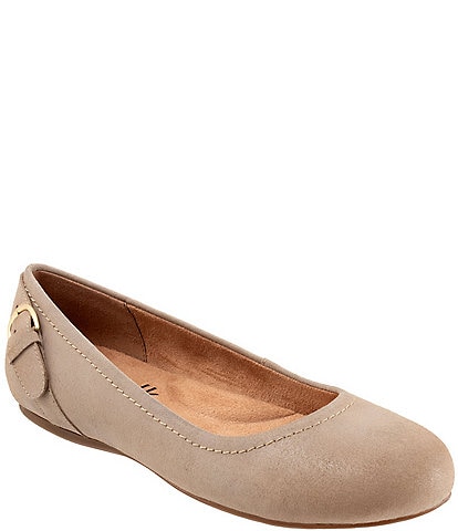 SoftWalk Sydney Suede Slip On Flats