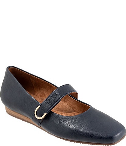 SoftWalk Valdivia Leather Mary Jane Flats