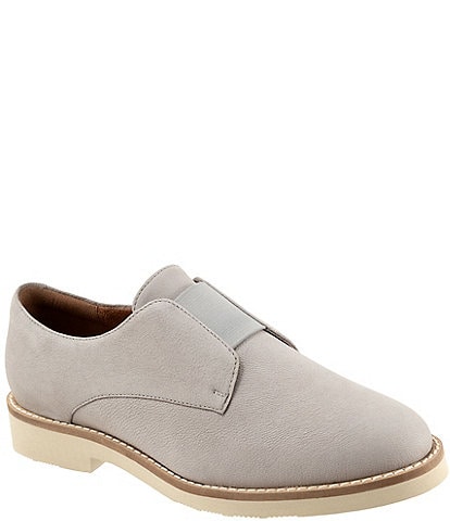 SoftWalk Wexford Nubuck Suede Slip On Oxfords