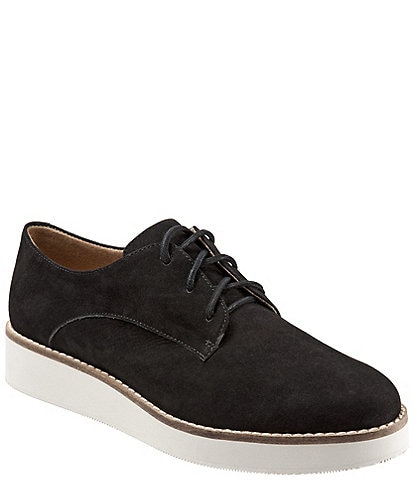 SoftWalk Willis Embossed Soft Leather Oxfords