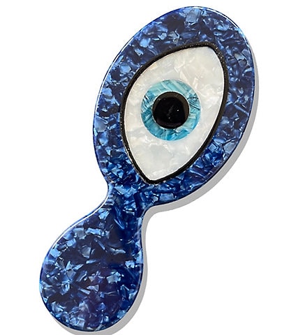 Solar Eclipse Hand-Painted Evil Eye Handbag Hero Brush