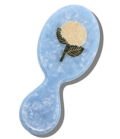 Solar Eclipse Hand-Painted Hydrangea Handbag Hero Brush