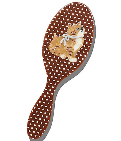 Solar Eclipse Hand-Painted Kawaii Cat Handbag Hero Brush