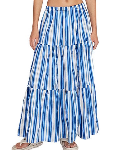 SOLID & STRIPED Addison Tiered Cover-Up Skirt
